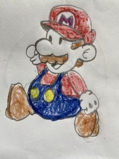 My drawing of Paper Mario!