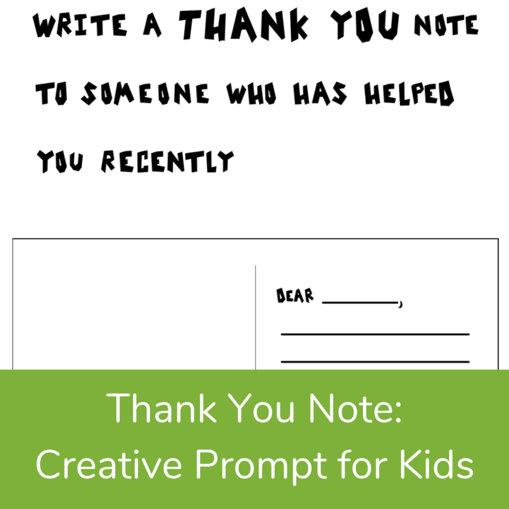 Letter Writing Thanksgiving Activity for kids