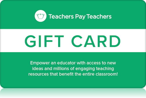Win a TpT Giftcard from Alphabet Publishing